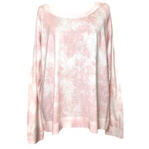 Sanctuary‎ women’s cotton knit lightweight sweatshirt, scoop neck, size XL